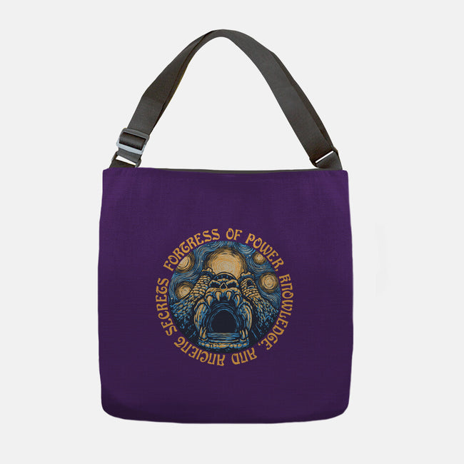 Fortress Of Power-None-Adjustable Tote-Bag-glitchygorilla