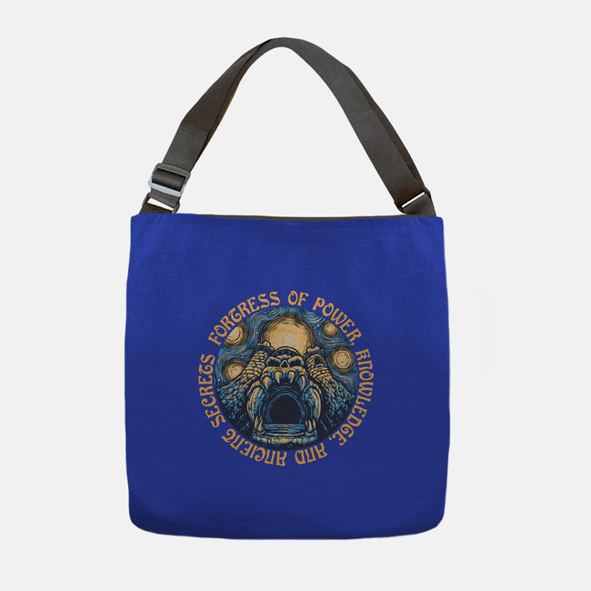 Fortress Of Power-None-Adjustable Tote-Bag-glitchygorilla