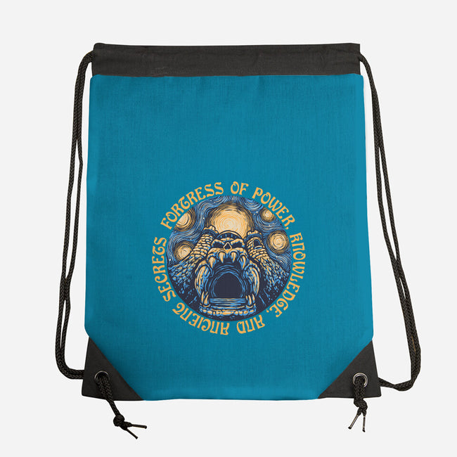 Fortress Of Power-None-Drawstring-Bag-glitchygorilla