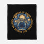 Fortress Of Power-None-Fleece-Blanket-glitchygorilla