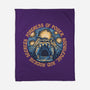 Fortress Of Power-None-Fleece-Blanket-glitchygorilla