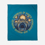 Fortress Of Power-None-Fleece-Blanket-glitchygorilla