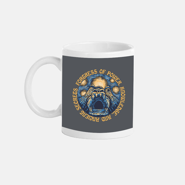 Fortress Of Power-None-Mug-Drinkware-glitchygorilla