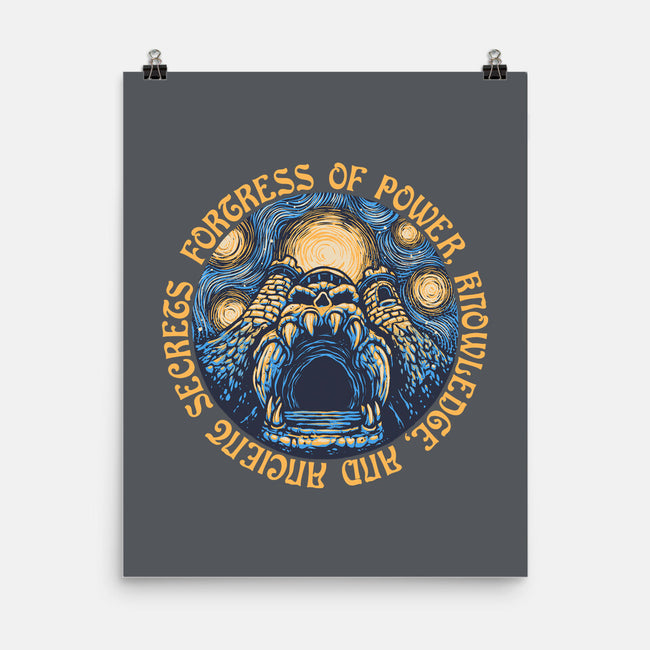 Fortress Of Power-None-Matte-Poster-glitchygorilla