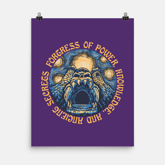 Fortress Of Power-None-Matte-Poster-glitchygorilla