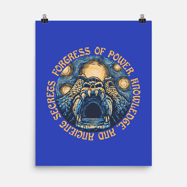Fortress Of Power-None-Matte-Poster-glitchygorilla