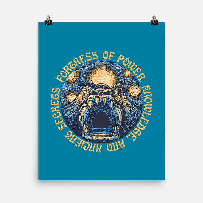 Fortress Of Power-None-Matte-Poster-glitchygorilla