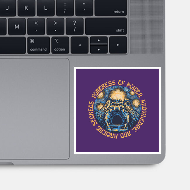 Fortress Of Power-None-Glossy-Sticker-glitchygorilla