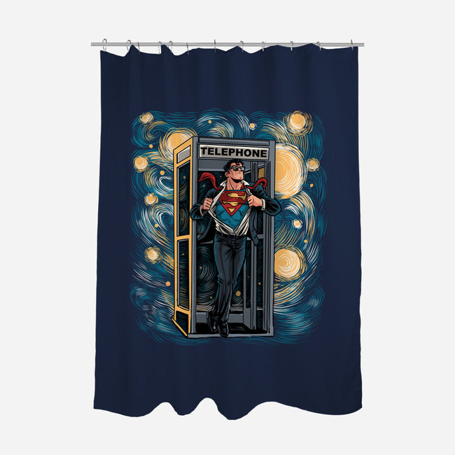 Starry Clark-None-Polyester-Shower Curtain-zascanauta