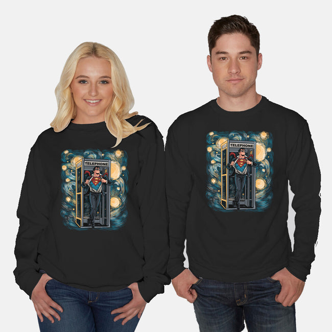 Starry Clark-Unisex-Crew Neck-Sweatshirt-zascanauta