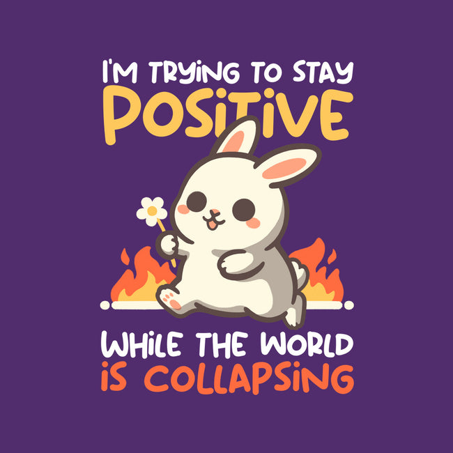 Trying To Stay Positive-None-Adjustable Tote-Bag-NemiMakeit