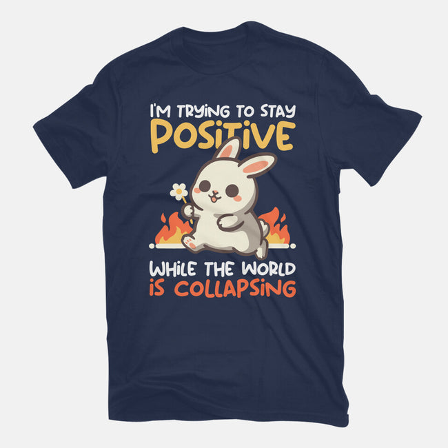Trying To Stay Positive-Womens-Basic-Tee-NemiMakeit
