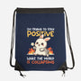 Trying To Stay Positive-None-Drawstring-Bag-NemiMakeit