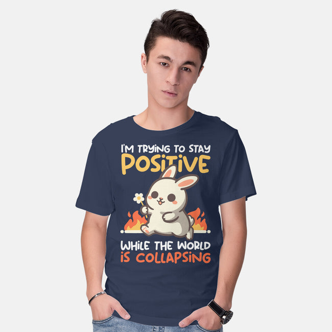 Trying To Stay Positive-Mens-Basic-Tee-NemiMakeit