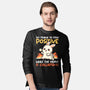 Trying To Stay Positive-Mens-Long Sleeved-Tee-NemiMakeit