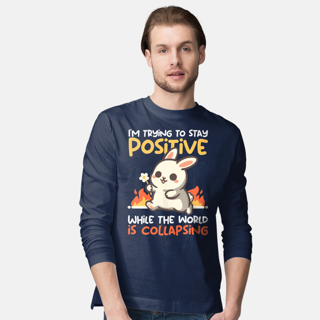 Trying To Stay Positive-Mens-Long Sleeved-Tee-NemiMakeit