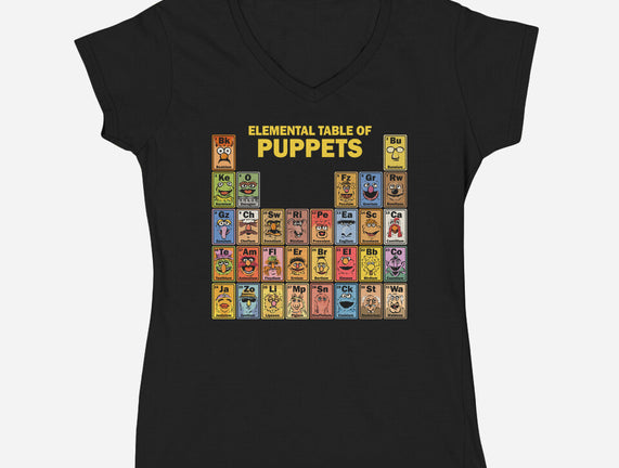 Elemental Table Of Puppets