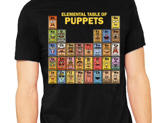 Elemental Table Of Puppets