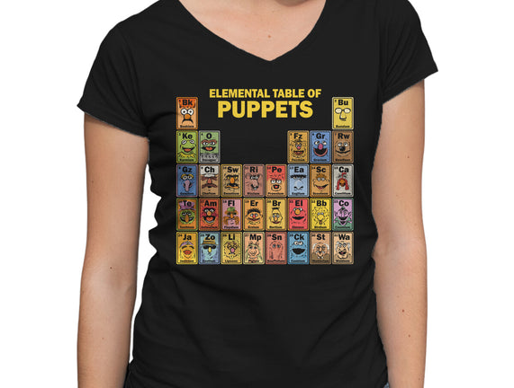 Elemental Table Of Puppets