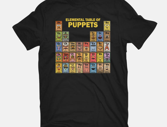 Elemental Table Of Puppets