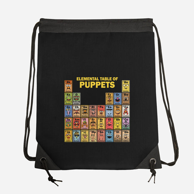 Elemental Table Of Puppets-None-Drawstring-Bag-kg07