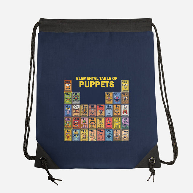 Elemental Table Of Puppets-None-Drawstring-Bag-kg07