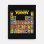 Elemental Table Of Puppets-None-Stretched-Canvas-kg07