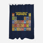 Elemental Table Of Puppets-None-Polyester-Shower Curtain-kg07