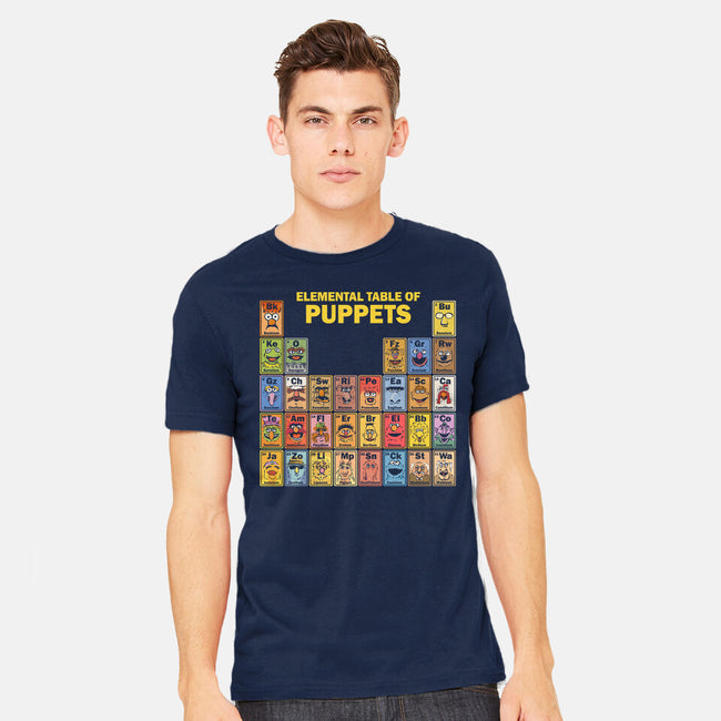 Elemental Table Of Puppets-Mens-Heavyweight-Tee-kg07