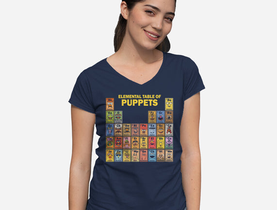 Elemental Table Of Puppets