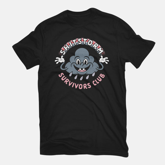 Shitstorm Survivors Club-Womens-Fitted-Tee-Nemons