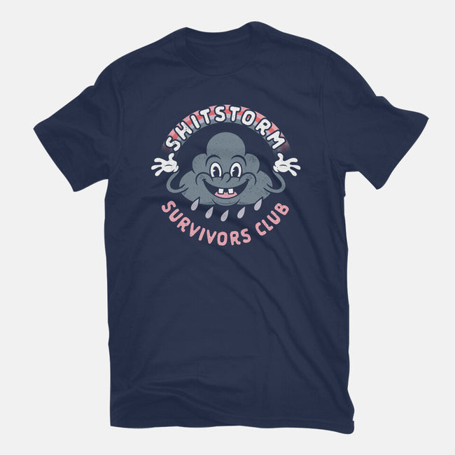 Shitstorm Survivors Club-Womens-Fitted-Tee-Nemons