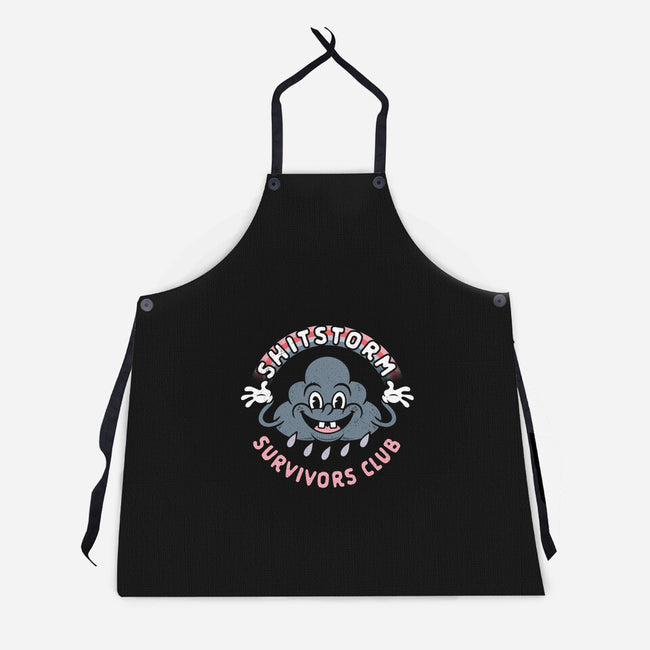Shitstorm Survivors Club-Unisex-Kitchen-Apron-Nemons