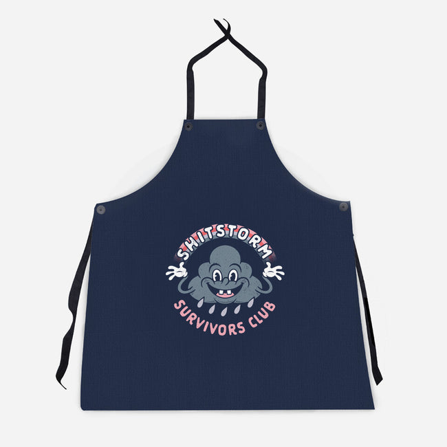 Shitstorm Survivors Club-Unisex-Kitchen-Apron-Nemons