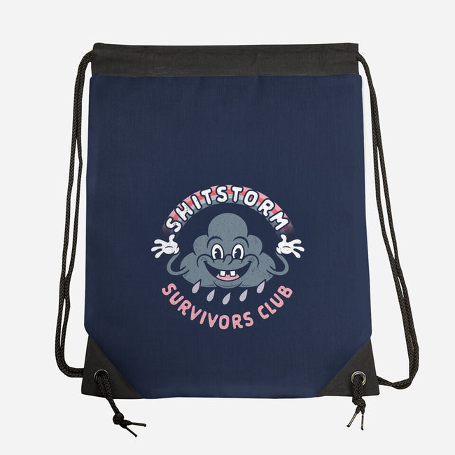 Shitstorm Survivors Club-None-Drawstring-Bag-Nemons
