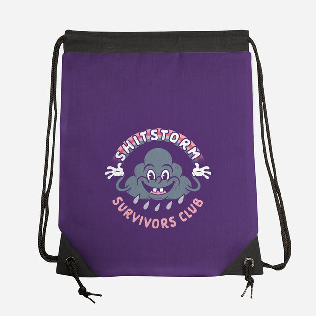 Shitstorm Survivors Club-None-Drawstring-Bag-Nemons