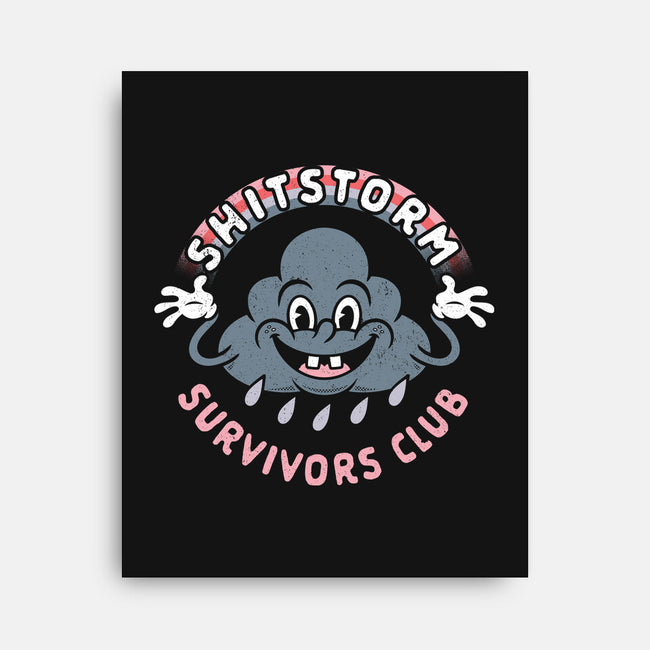 Shitstorm Survivors Club-None-Stretched-Canvas-Nemons