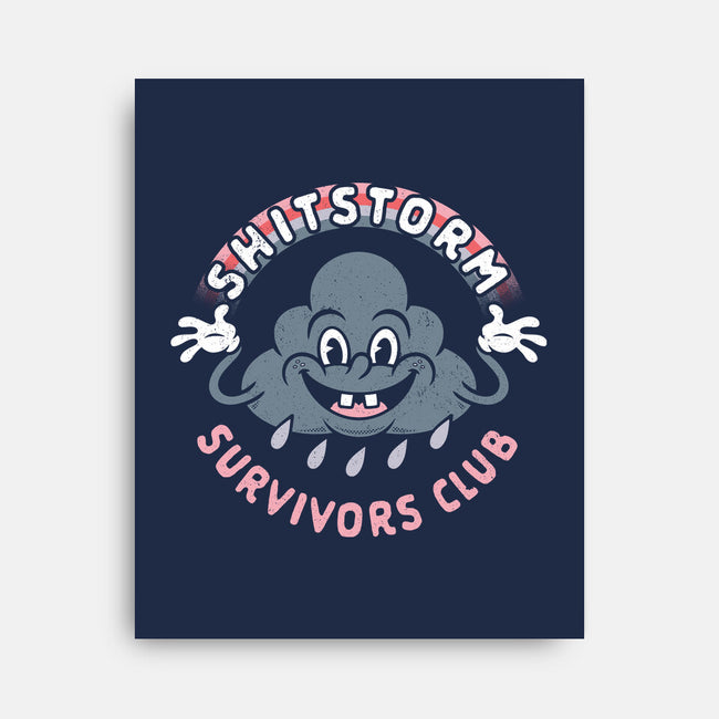 Shitstorm Survivors Club-None-Stretched-Canvas-Nemons