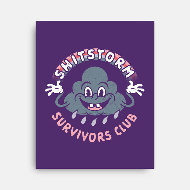 Shitstorm Survivors Club-None-Stretched-Canvas-Nemons
