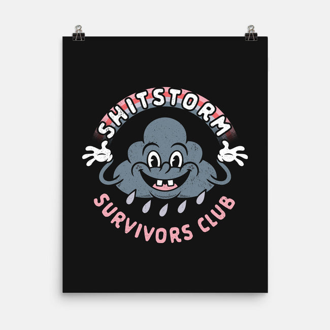 Shitstorm Survivors Club-None-Matte-Poster-Nemons