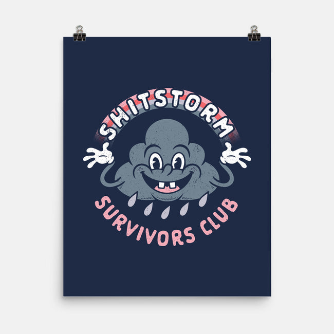 Shitstorm Survivors Club-None-Matte-Poster-Nemons