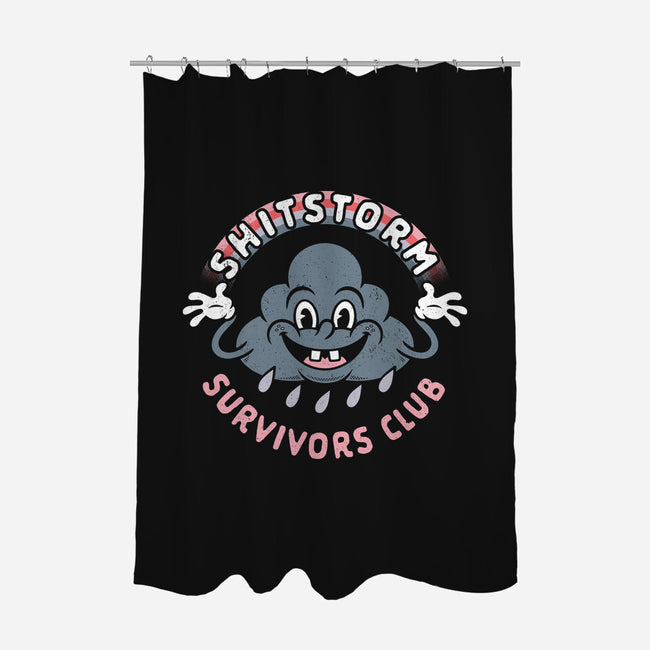 Shitstorm Survivors Club-None-Polyester-Shower Curtain-Nemons