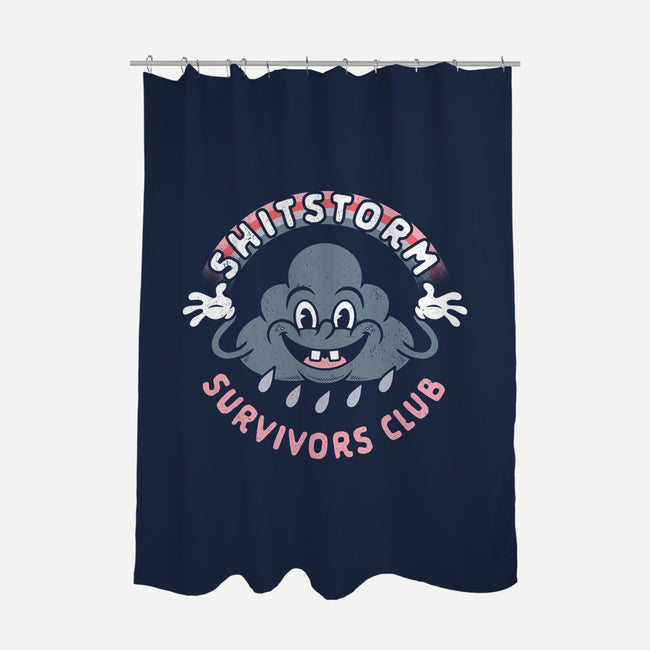Shitstorm Survivors Club-None-Polyester-Shower Curtain-Nemons