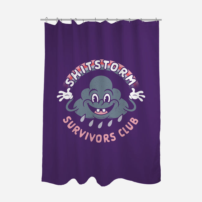 Shitstorm Survivors Club-None-Polyester-Shower Curtain-Nemons