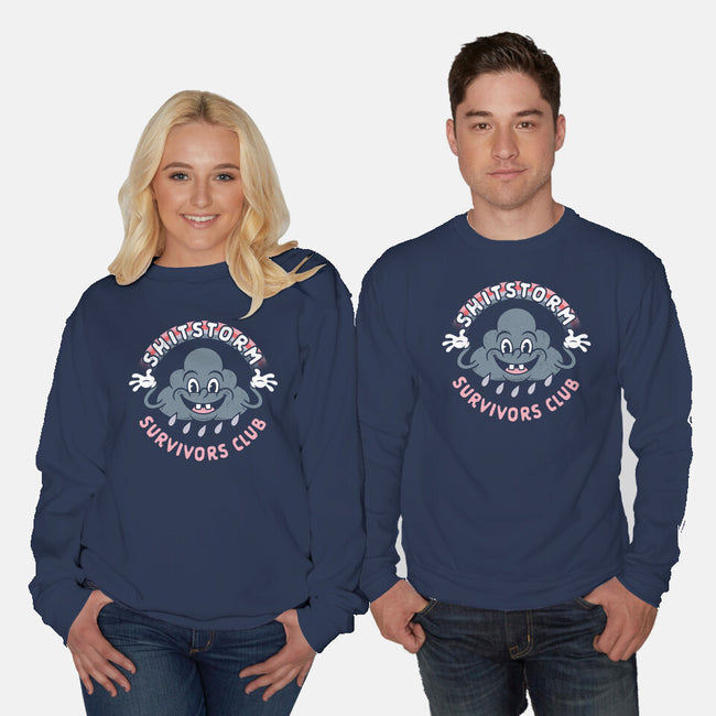 Shitstorm Survivors Club-Unisex-Crew Neck-Sweatshirt-Nemons