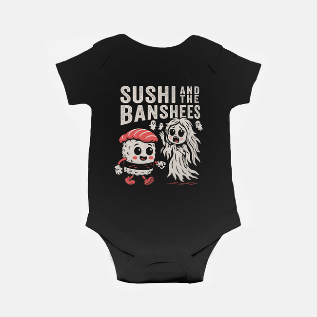 Sushi And The Banshees-Baby-Basic-Onesie-Nemons