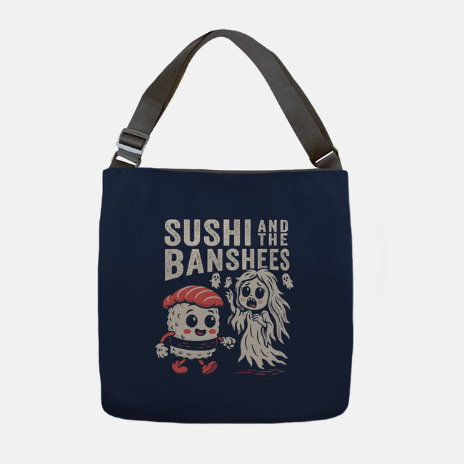 Sushi And The Banshees-None-Adjustable Tote-Bag-Nemons