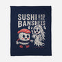 Sushi And The Banshees-None-Fleece-Blanket-Nemons