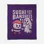 Sushi And The Banshees-None-Fleece-Blanket-Nemons