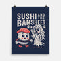 Sushi And The Banshees-None-Matte-Poster-Nemons